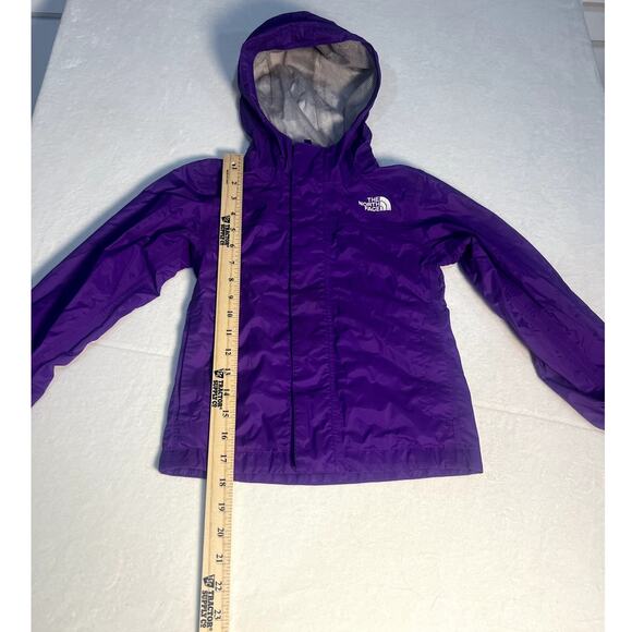 The North Face Rain Jacket Girls XS 6 PURPLE Dryvent Rain Jacket - Picture 5 of 9